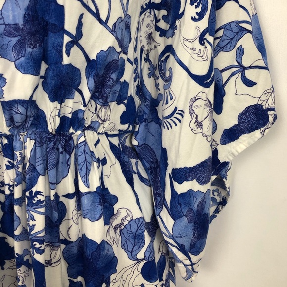 H&M dolman sleeve rayon mini dress 4 - Picture 4 of 6